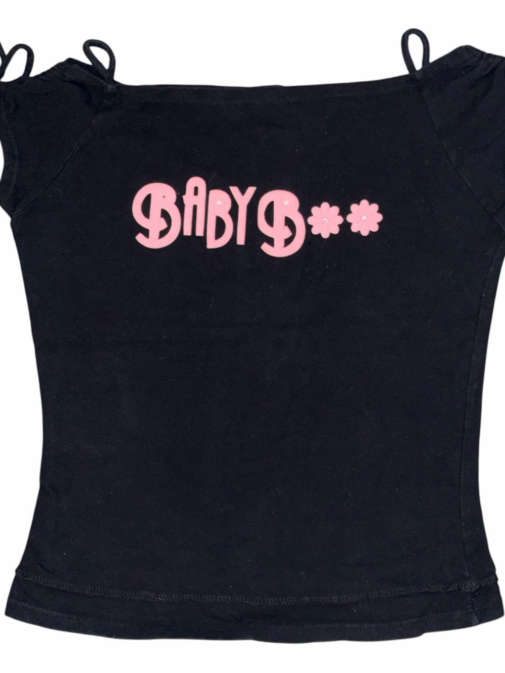 Y2K Vintage Baby Boo Off The Shoulder Baby Tee